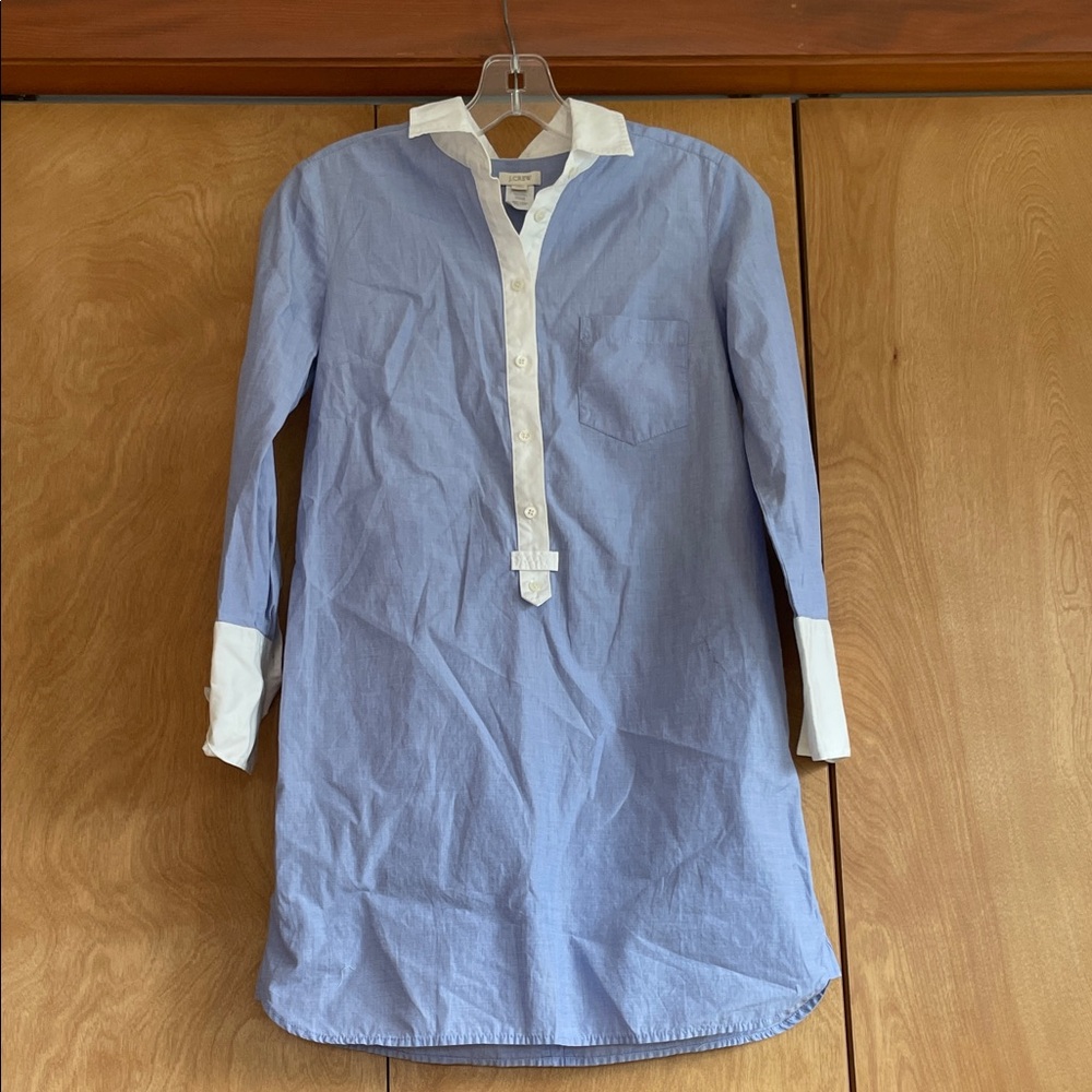 J. Crew Light Blue Cotton Top